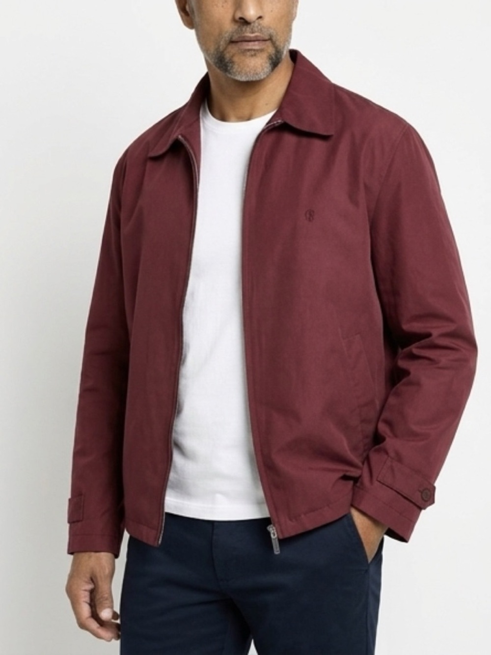 Men's Stylish Burgundy Jacket
